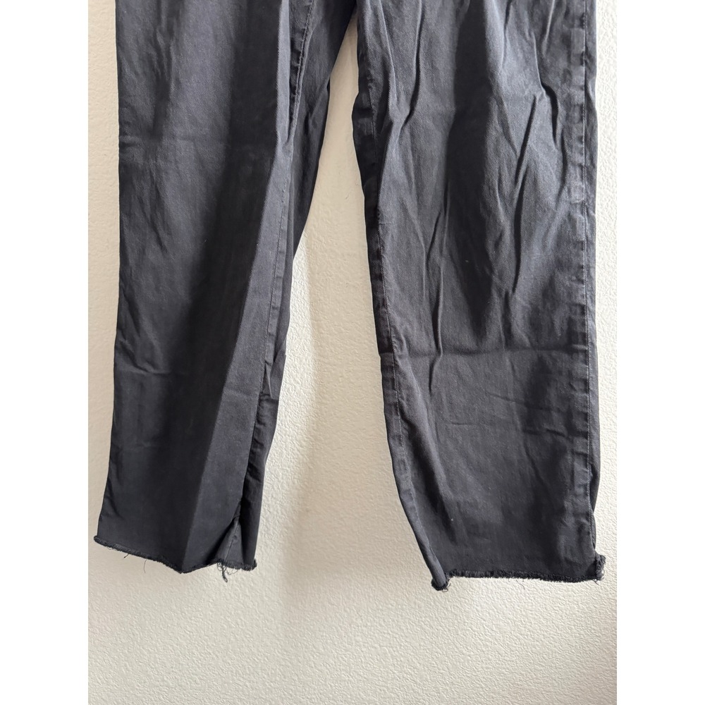 Frank & Eileen Blackstone Utility Pants Black Raw Hem Made in USA Size 2 - Picture 3 of 8